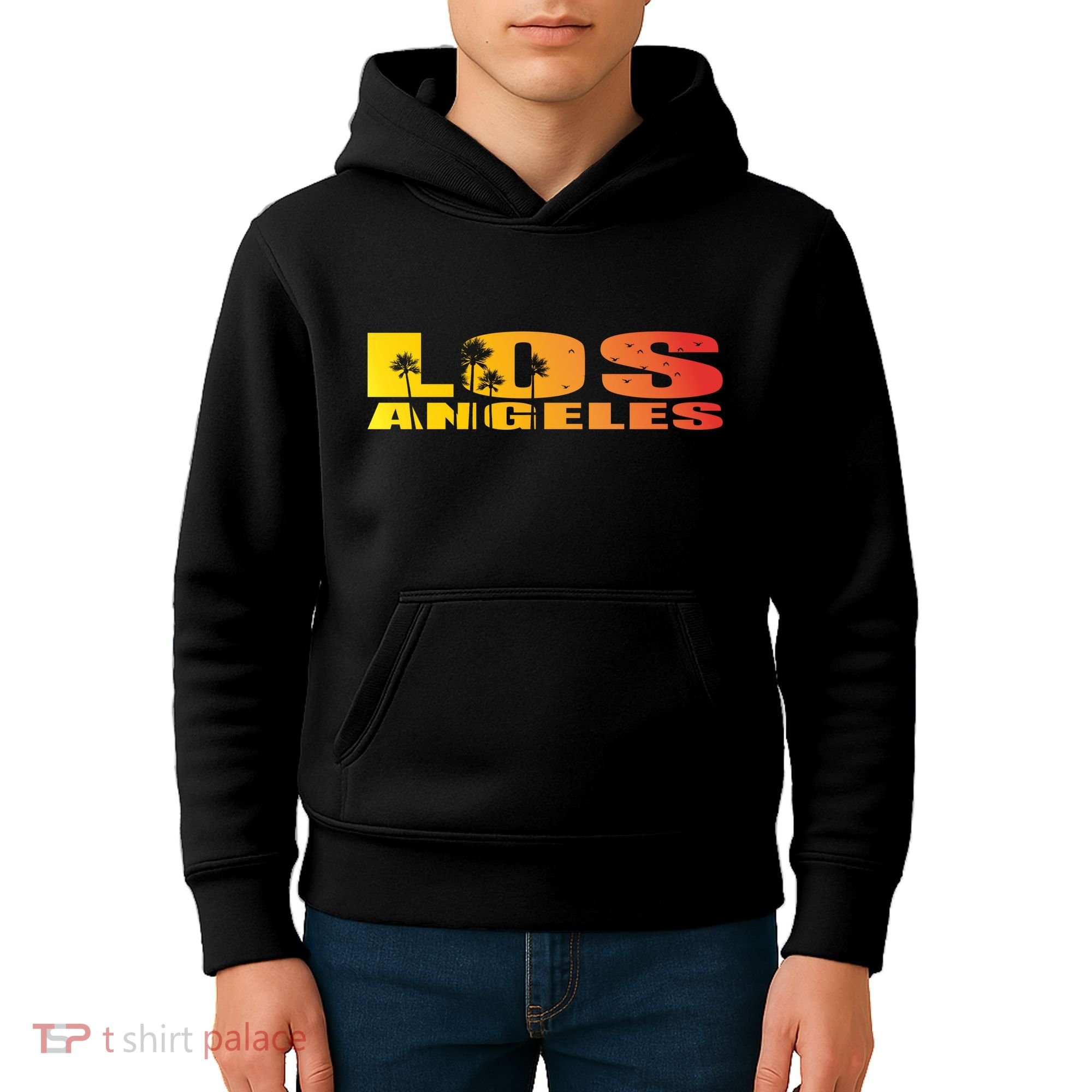 Los Angeles Retro Sunset Kids Hoodie