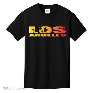 Los Angeles Retro Sunset Kids T-Shirt