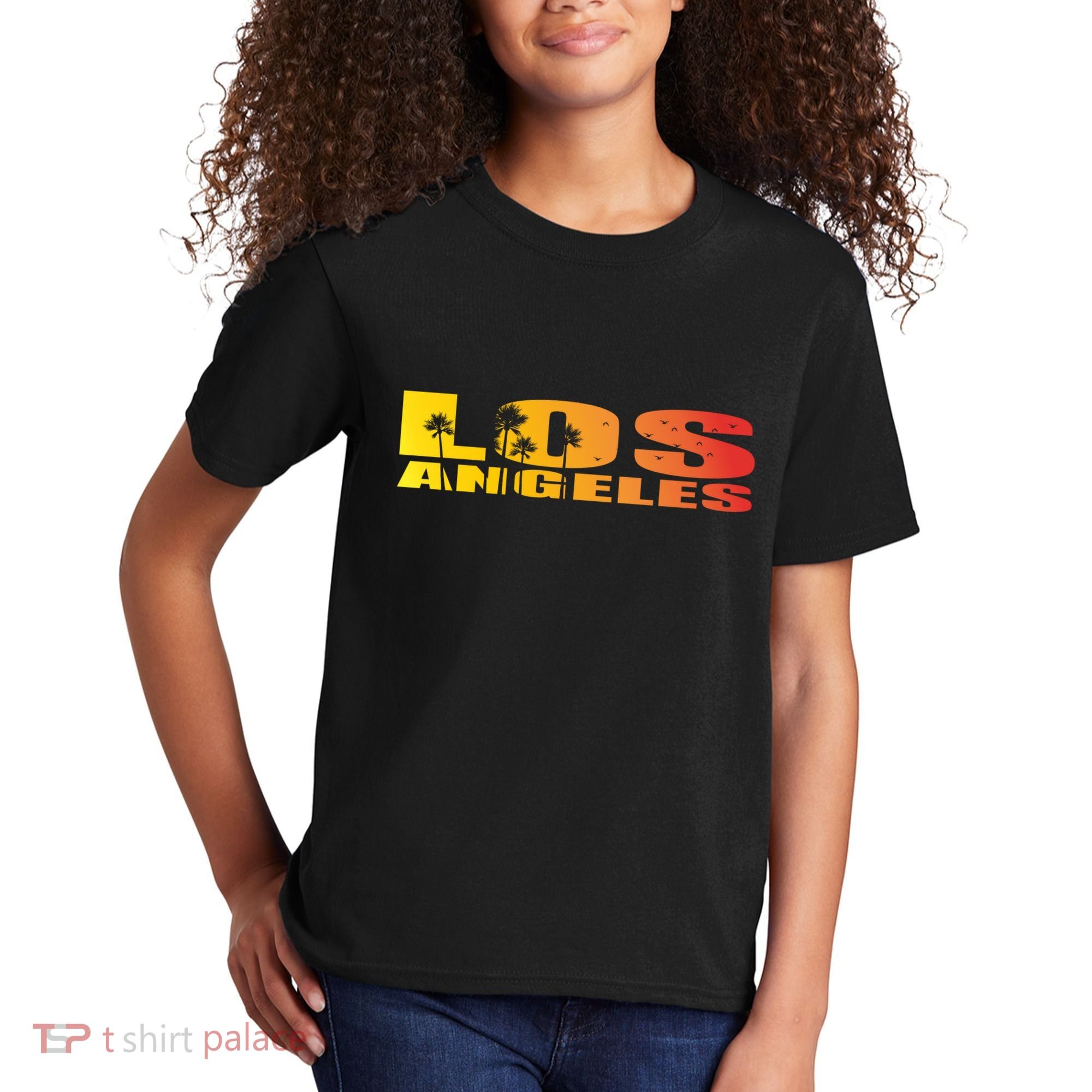 Los Angeles Retro Sunset Kids T-Shirt