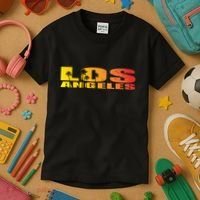 Los Angeles Retro Sunset Kids T-Shirt thumb 3