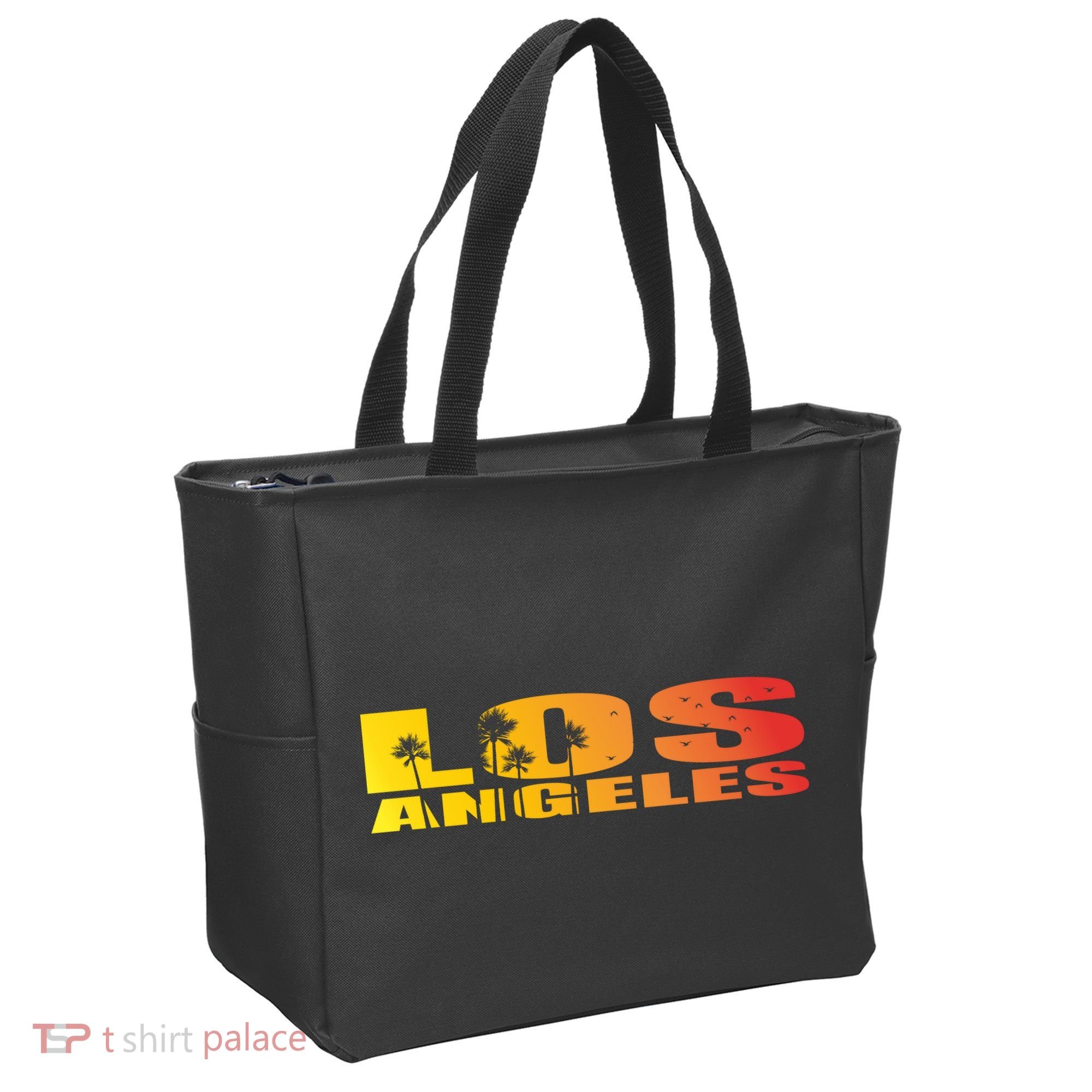 Los Angeles Retro Sunset Tote Bag