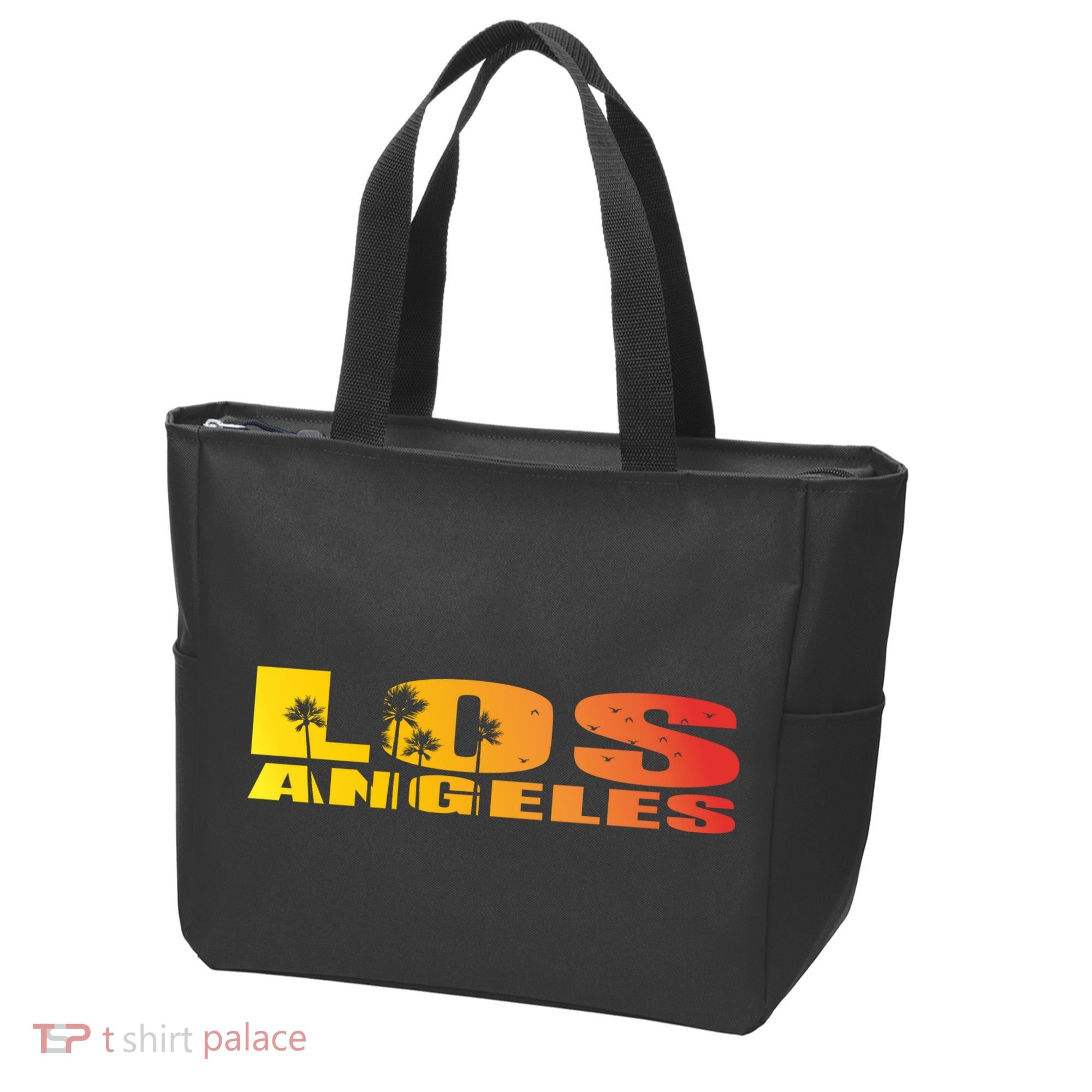 Los Angeles Retro Sunset Tote Bag