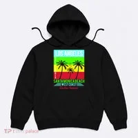 Los Angeles Santa Monica Beach Hoodie thumb 0