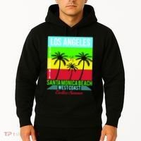 Los Angeles Santa Monica Beach Hoodie thumb 2