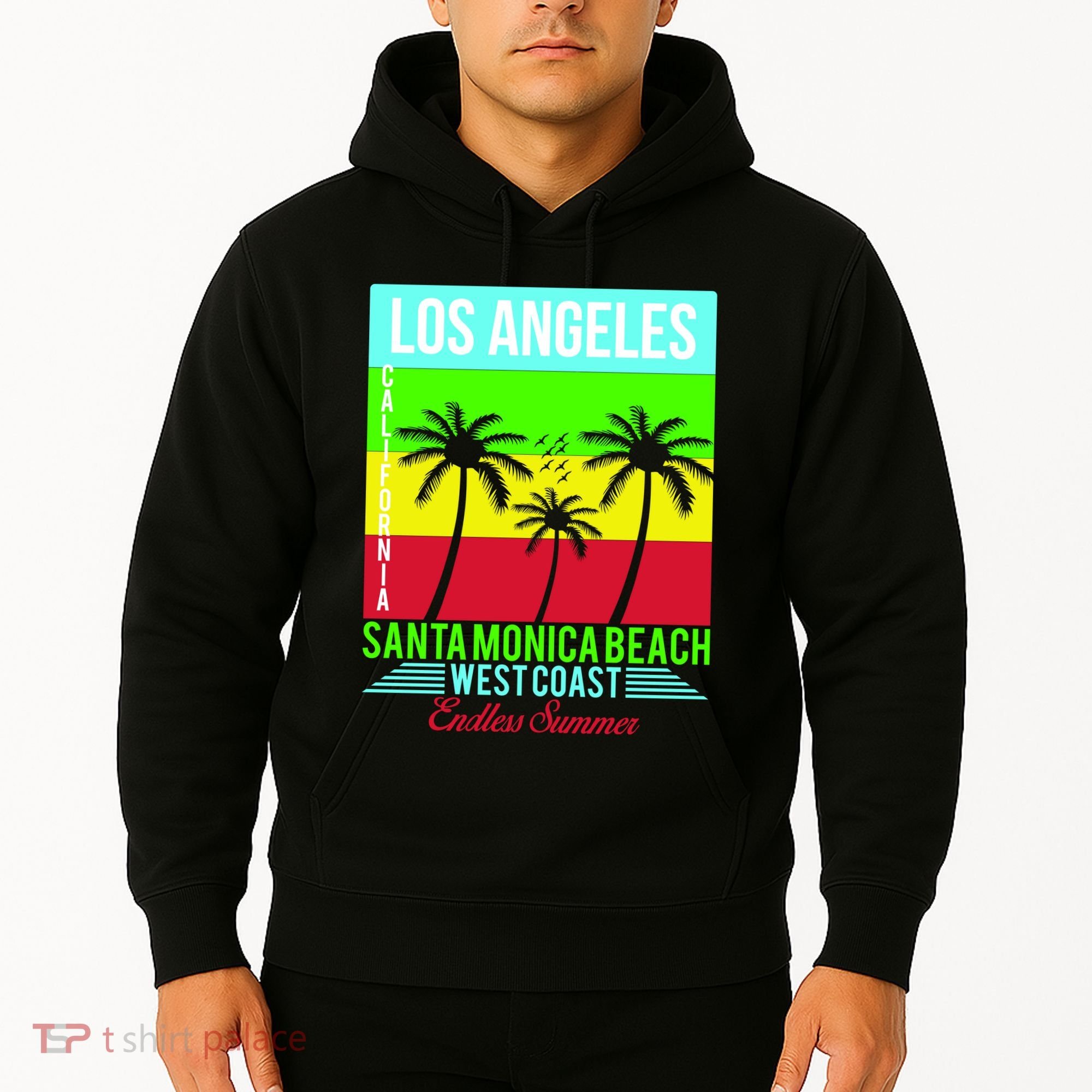 Los Angeles Santa Monica Beach Hoodie