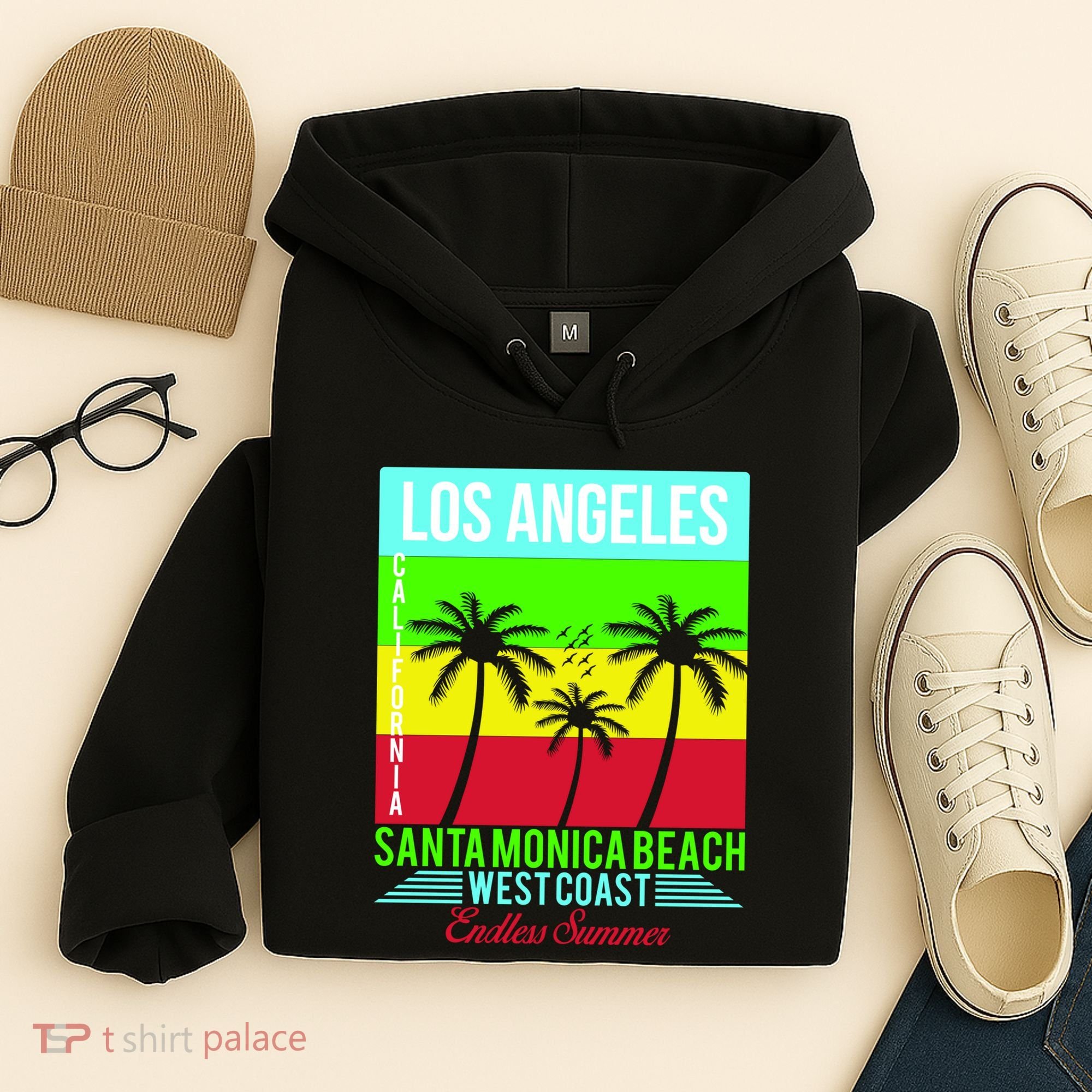 Los Angeles Santa Monica Beach Hoodie