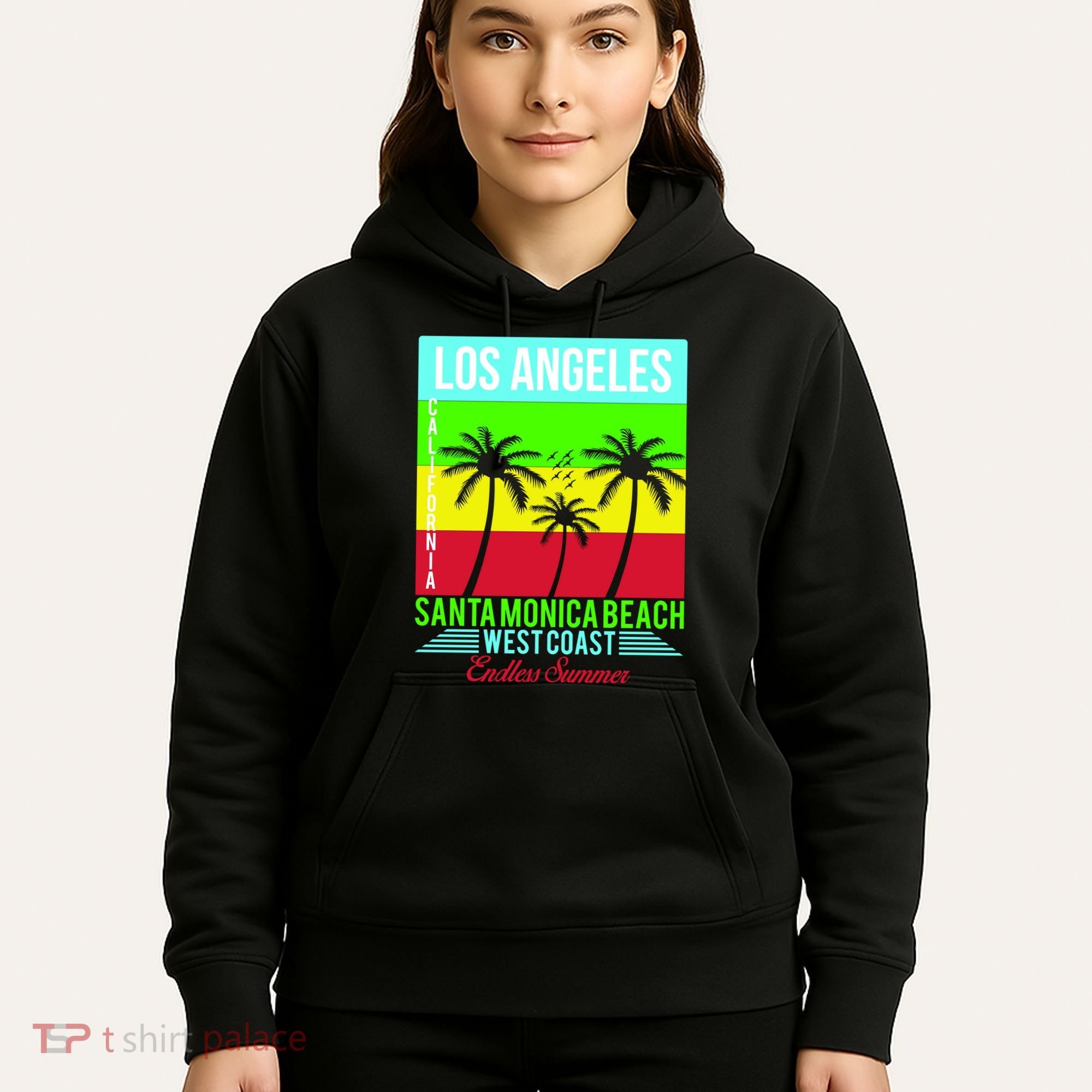 Los Angeles Santa Monica Beach Hoodie