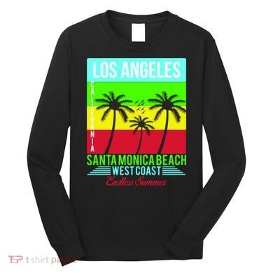 Los Angeles Santa Monica Beach Long Sleeve Shirt
