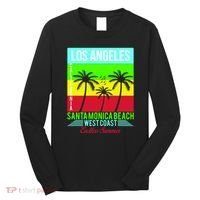 Los Angeles Santa Monica Beach Long Sleeve Shirt thumb 0