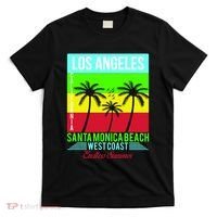 Los Angeles Santa Monica Beach T-Shirt thumb 0