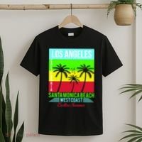 Los Angeles Santa Monica Beach T-Shirt thumb 2