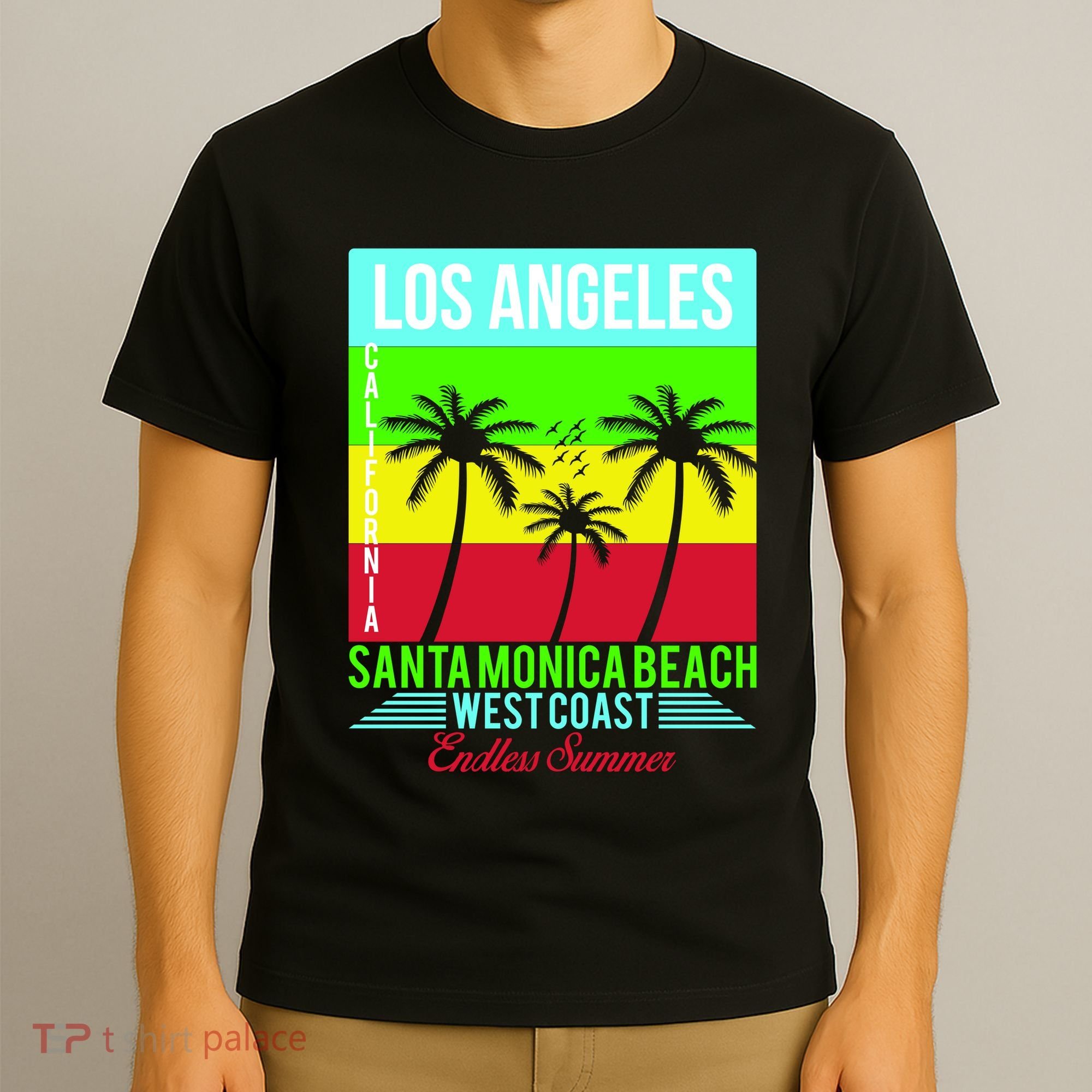 Los Angeles Santa Monica Beach T-Shirt