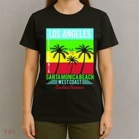 Los Angeles Santa Monica Beach T-Shirt thumb 4