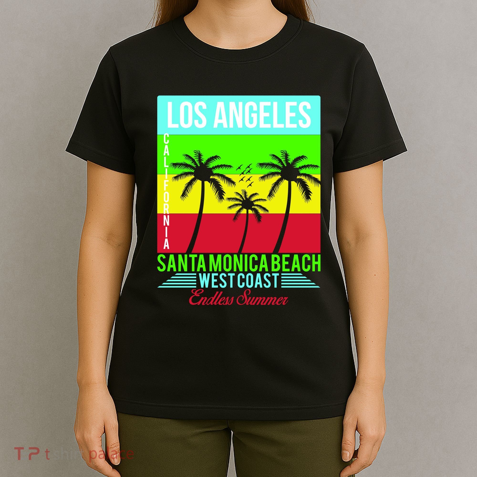 Los Angeles Santa Monica Beach T-Shirt