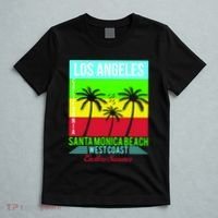 Los Angeles Santa Monica Beach T-Shirt thumb 5