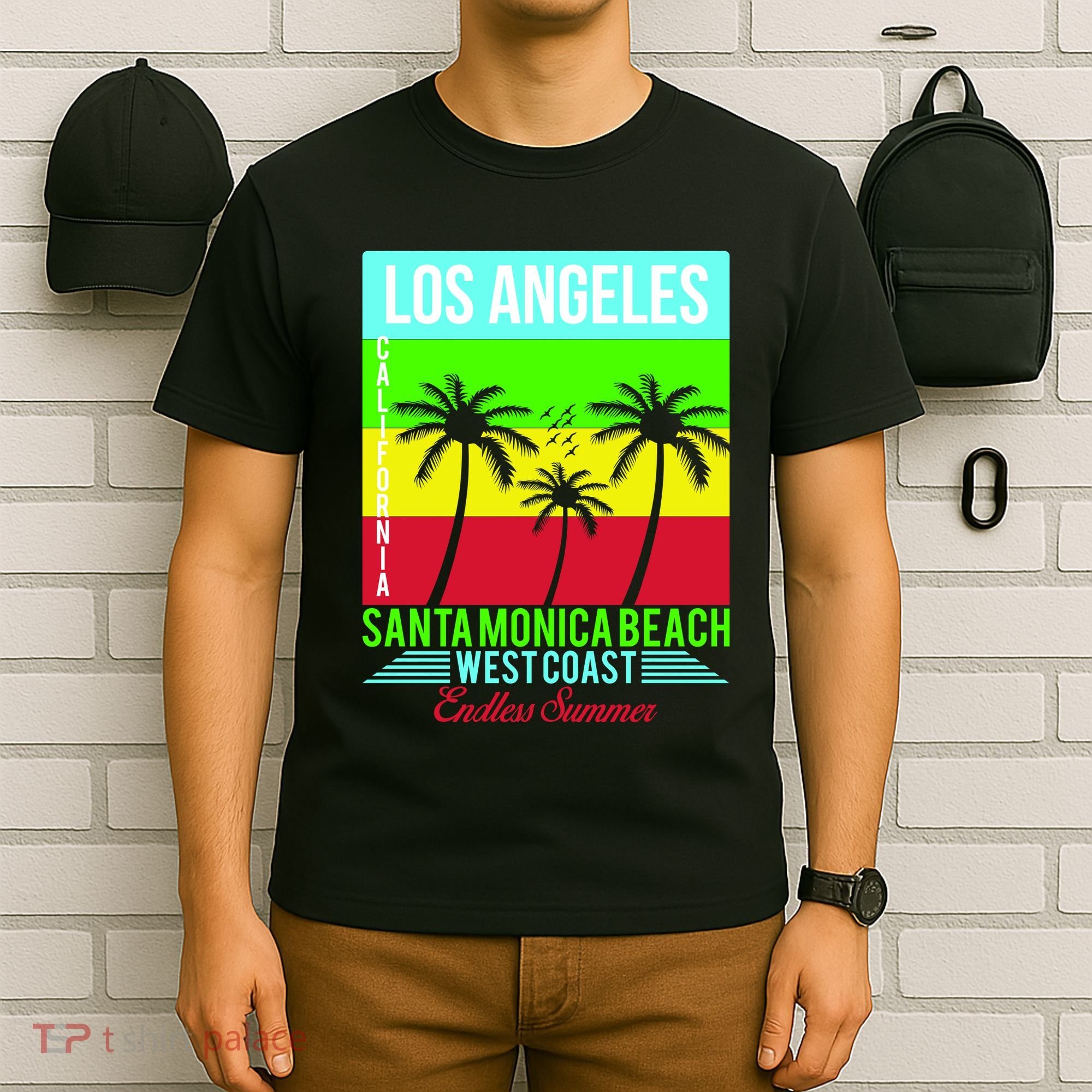 Los Angeles Santa Monica Beach T-Shirt