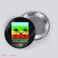 Los Angeles Santa Monica Beach Button thumb 0
