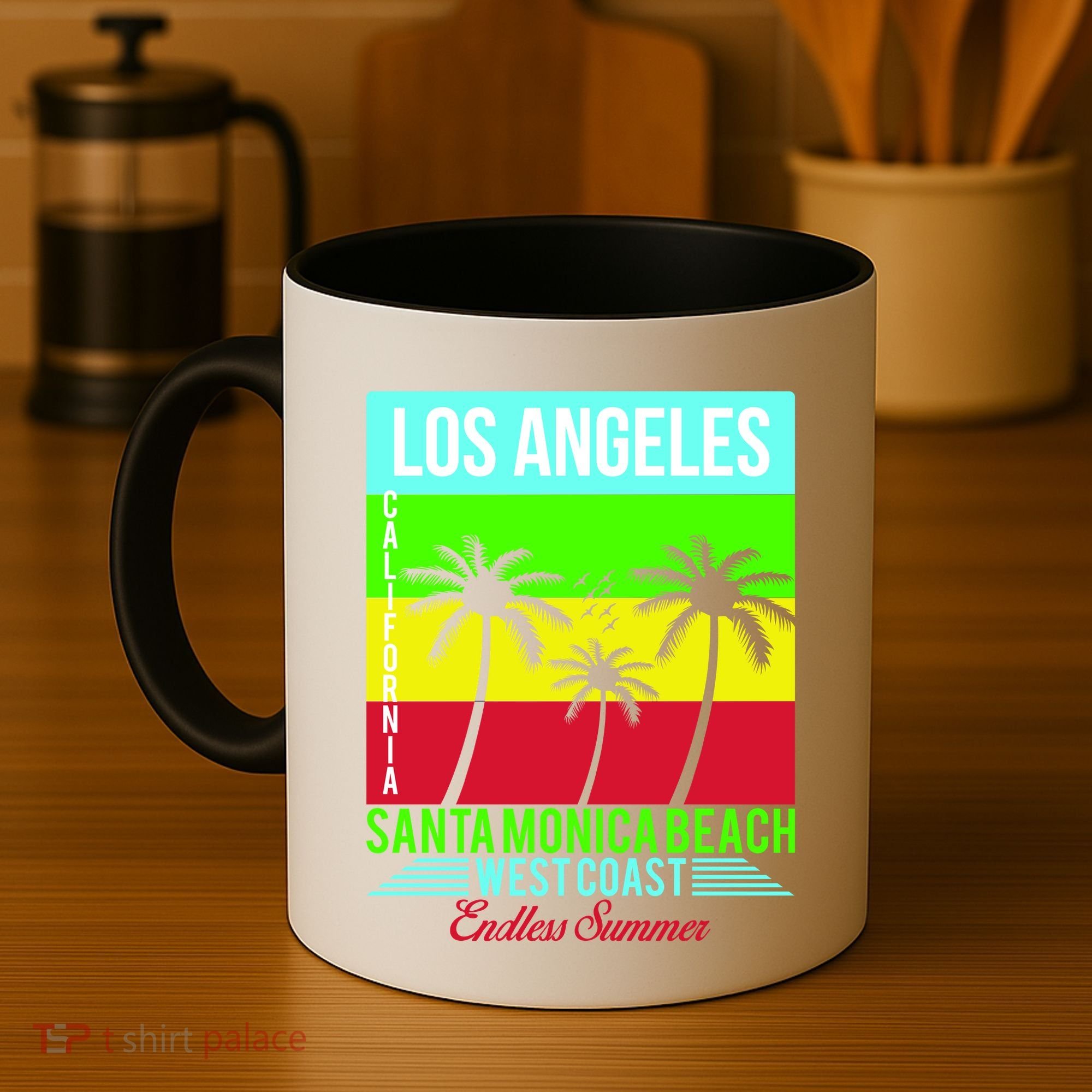 Los Angeles Santa Monica Beach Coffee Mug