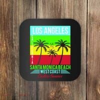 Los Angeles Santa Monica Beach Coaster thumb 0