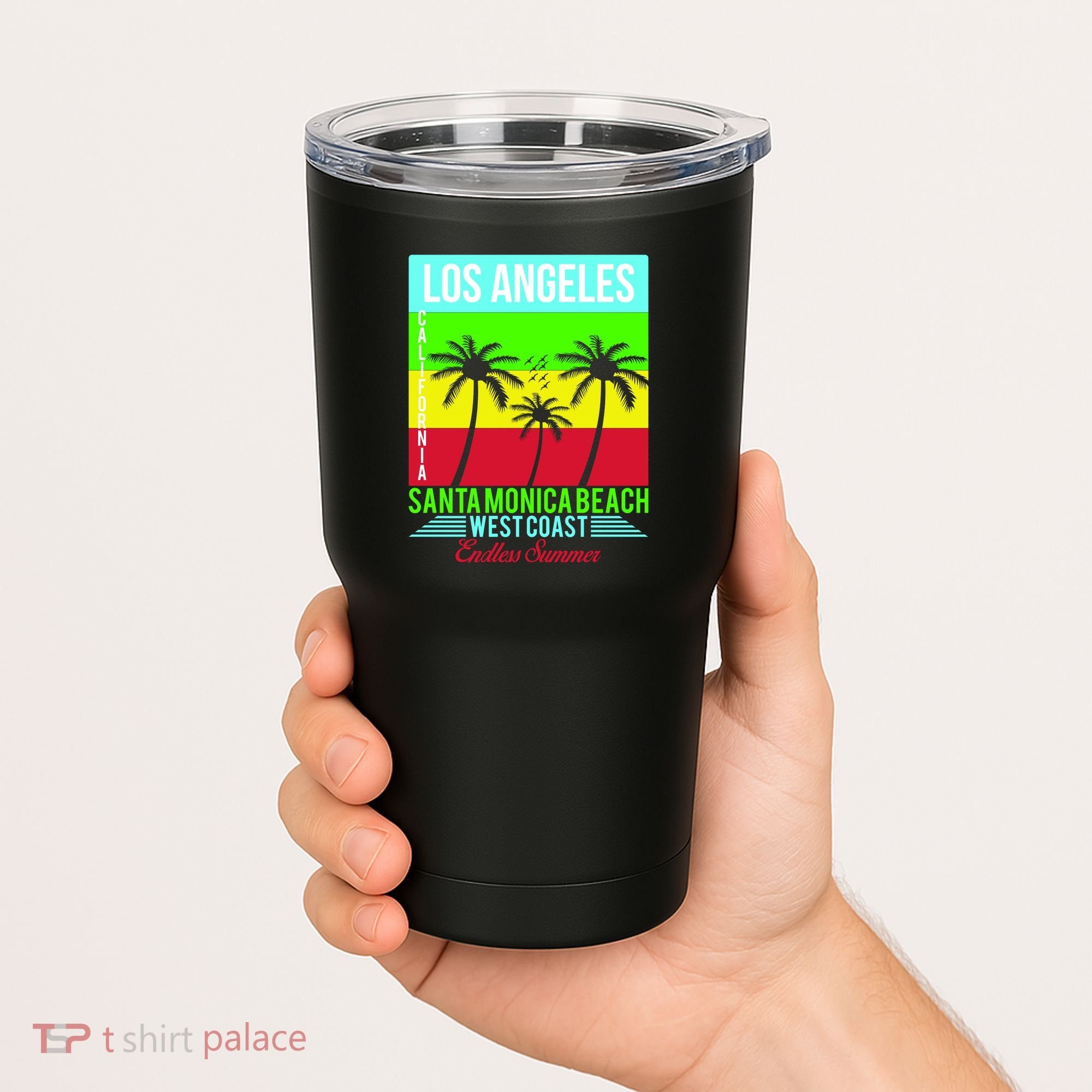 Los Angeles Santa Monica Beach Tumbler