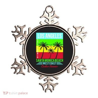 Los Angeles Santa Monica Beach Ornament