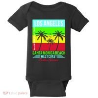 Los Angeles Santa Monica Beach Baby Bodysuit thumb 0