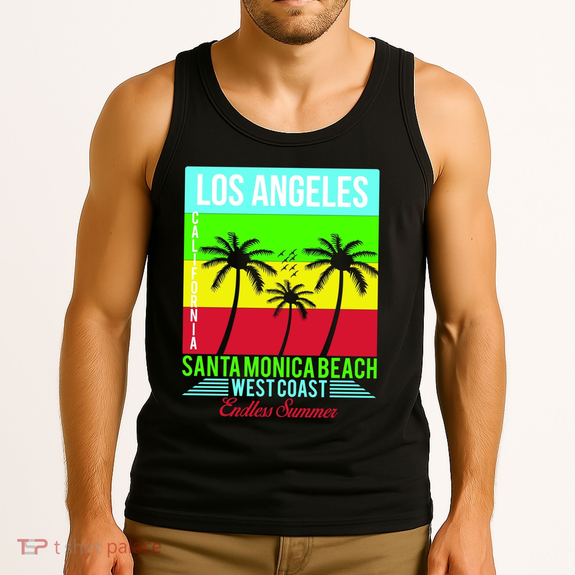 Los Angeles Santa Monica Beach Tank Top