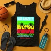 Los Angeles Santa Monica Beach Tank Top thumb 4