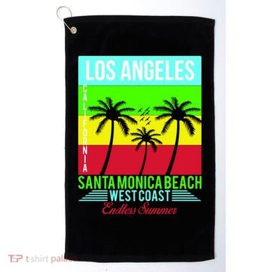 Los Angeles Santa Monica Beach Golf Towel