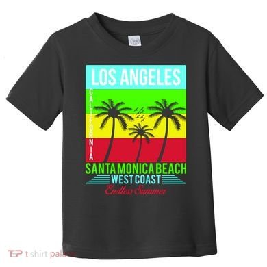 Los Angeles Santa Monica Beach Toddler T-Shirt