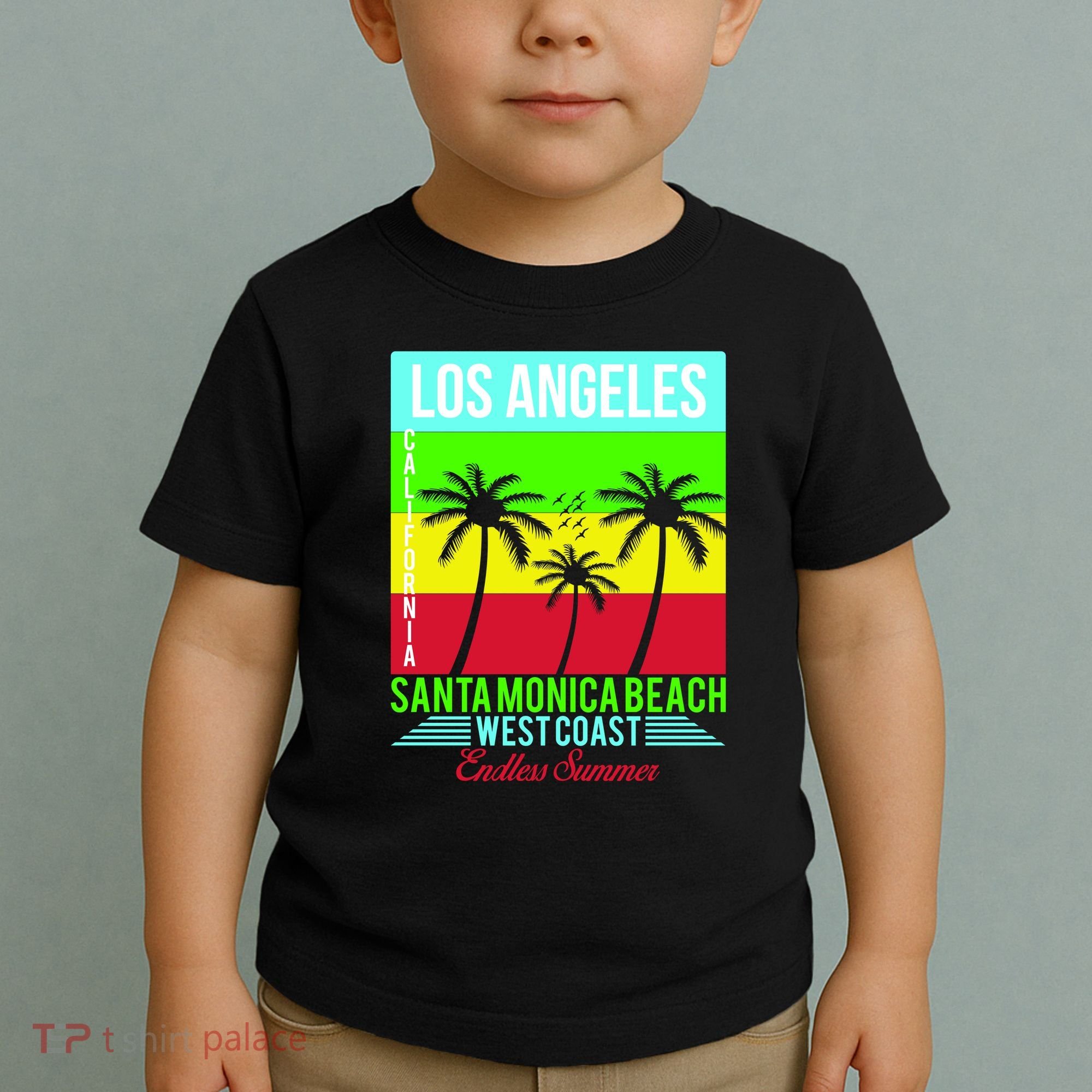 Los Angeles Santa Monica Beach Toddler T-Shirt