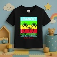 Los Angeles Santa Monica Beach Toddler T-Shirt thumb 3