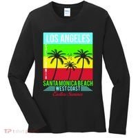 Los Angeles Santa Monica Beach Women's Long Sleeve Shirt thumb 0