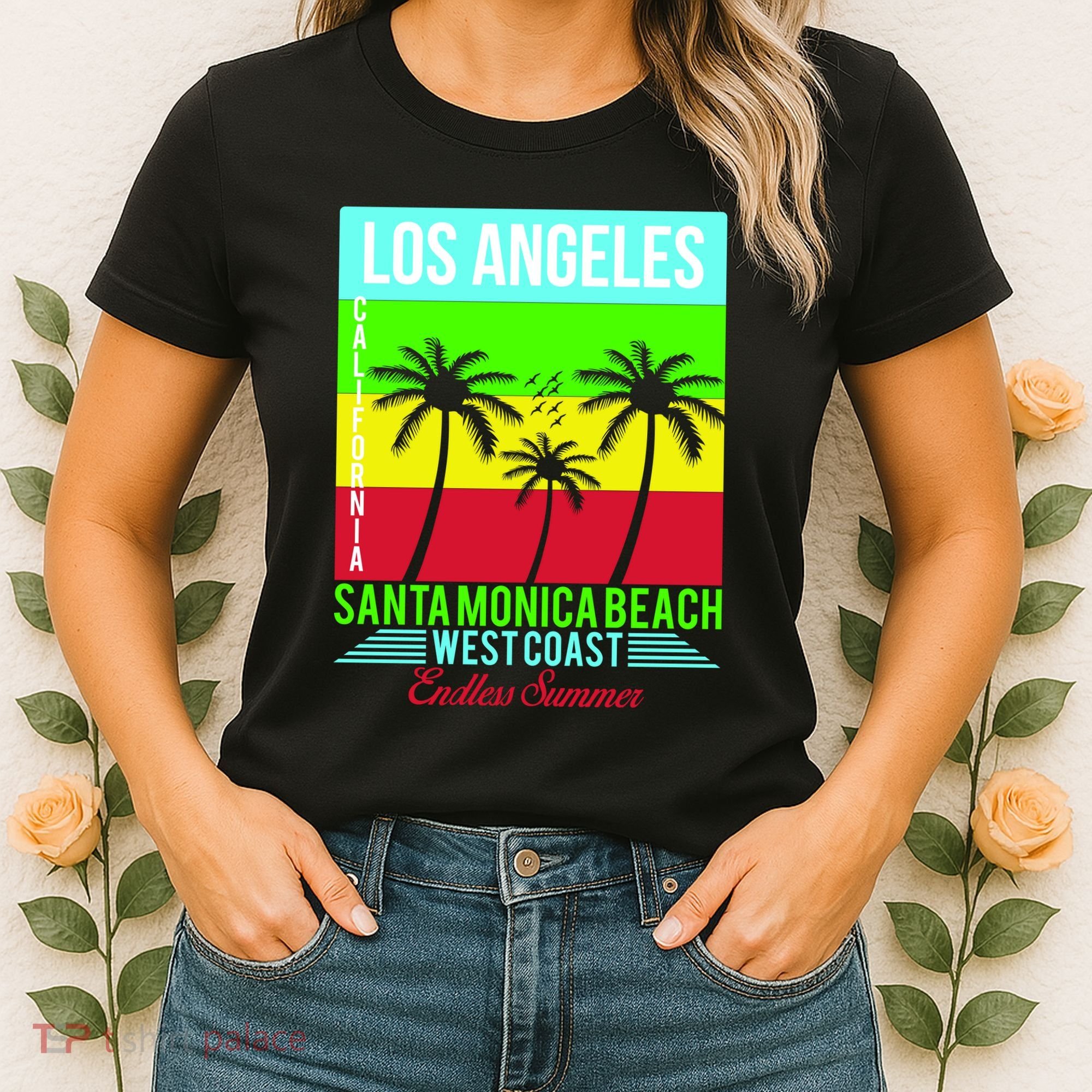 Los Angeles Santa Monica Beach Women's T-Shirt
