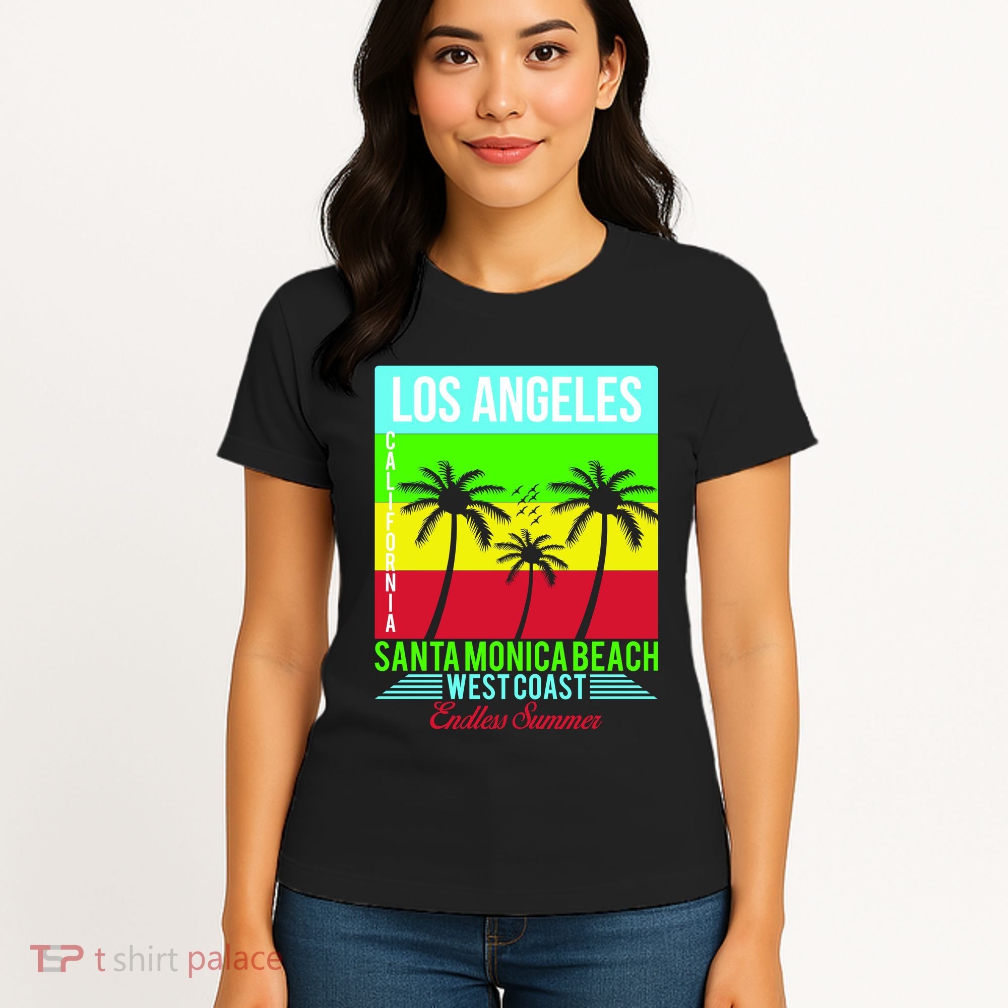 Los Angeles Santa Monica Beach Women's T-Shirt