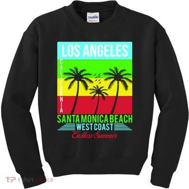 Los Angeles Santa Monica Beach Kids Sweatshirt