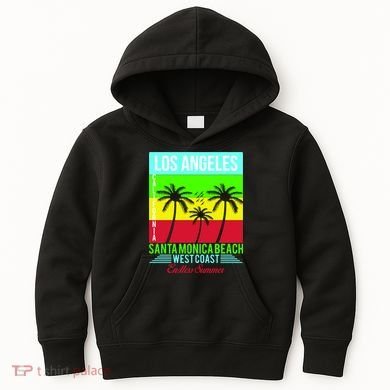 Los Angeles Santa Monica Beach Kids Hoodie