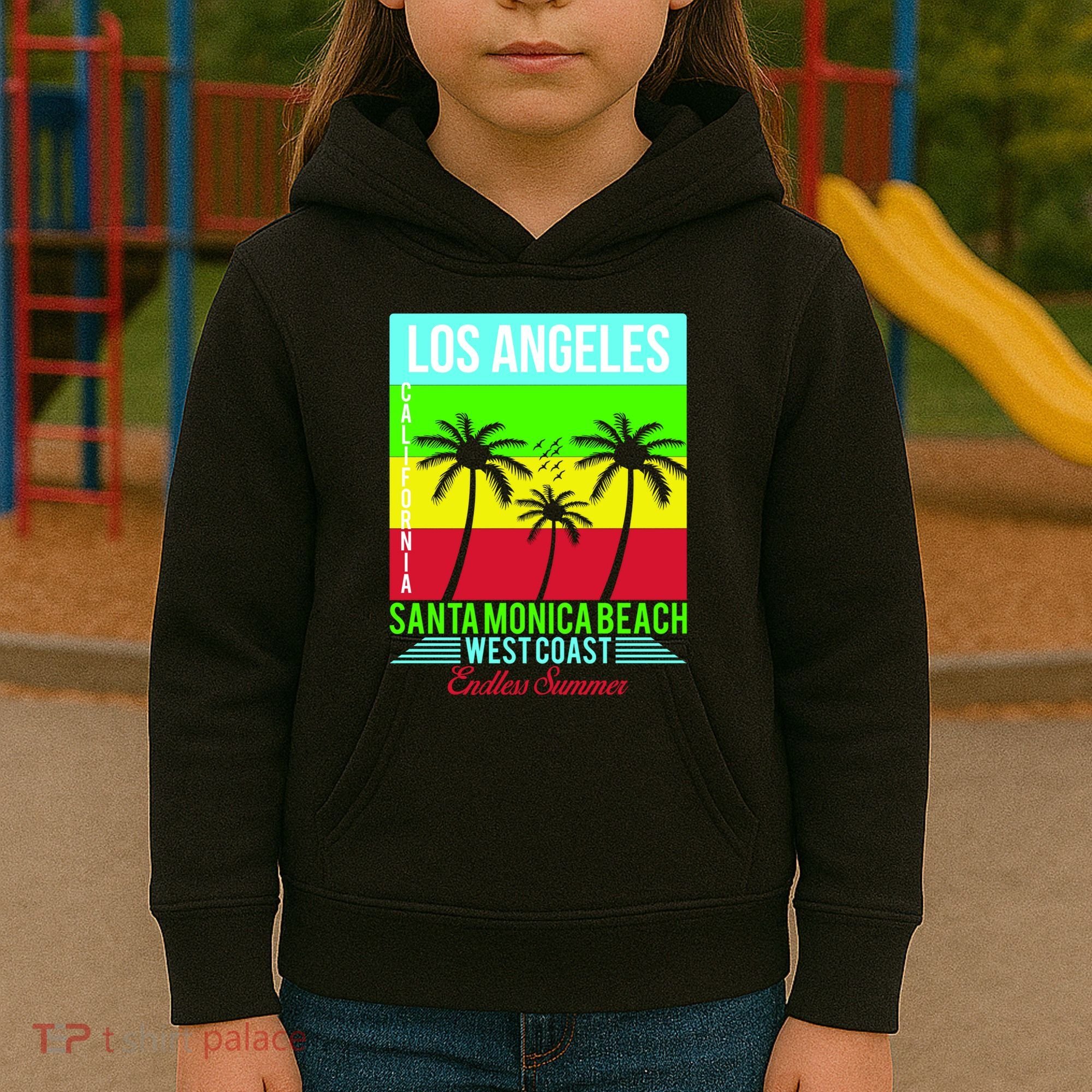Los Angeles Santa Monica Beach Kids Hoodie
