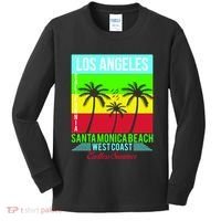 Los Angeles Santa Monica Beach Kids Long Sleeve Shirt thumb 0
