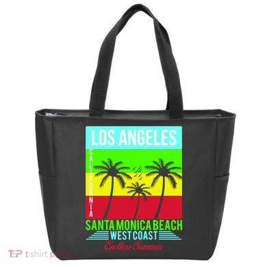 Los Angeles Santa Monica Beach Tote Bag