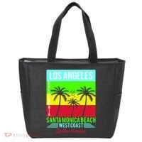 Los Angeles Santa Monica Beach Tote Bag thumb 0