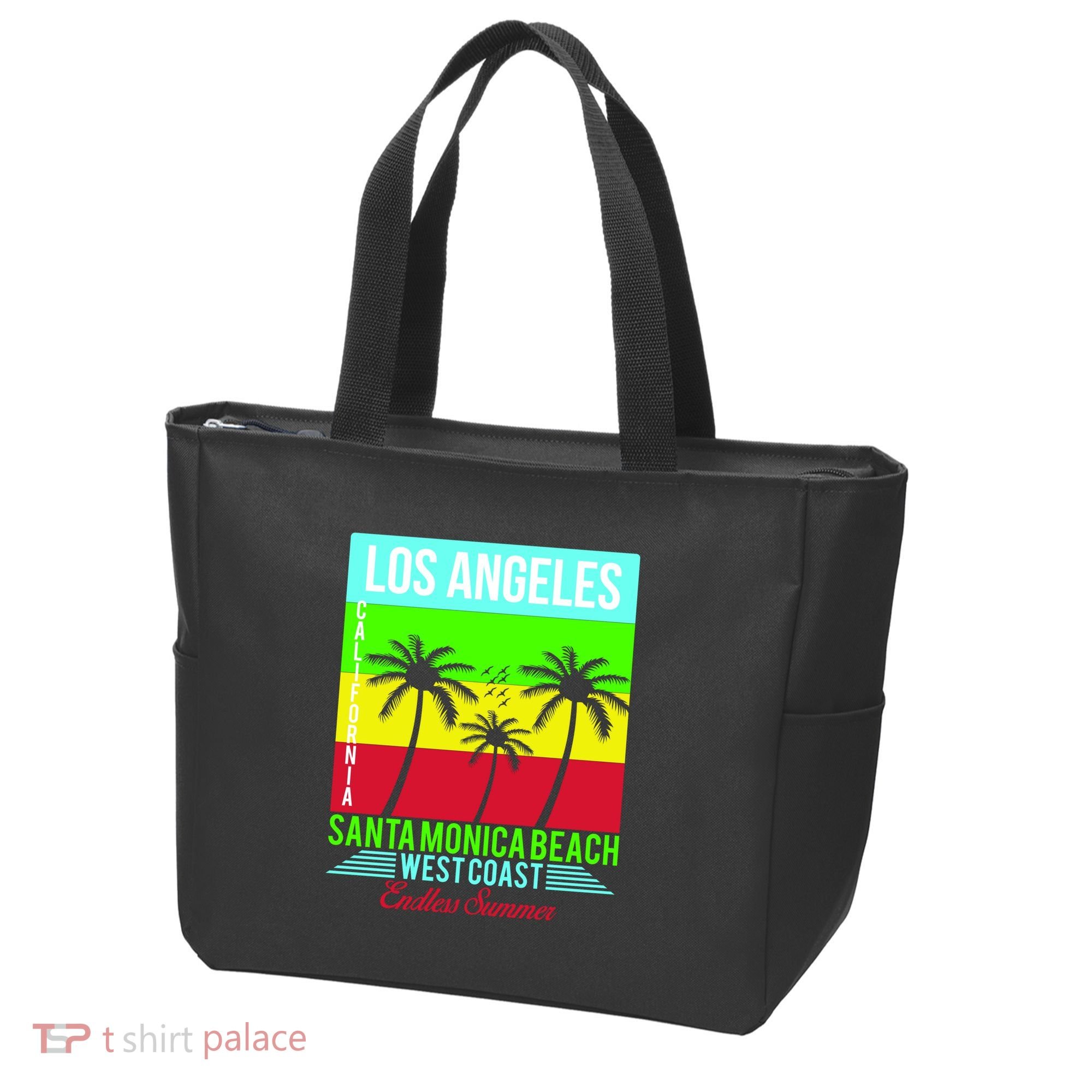 Los Angeles Santa Monica Beach Tote Bag