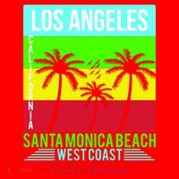 Los Angeles Santa Monica Beach Santa Hat thumb 1