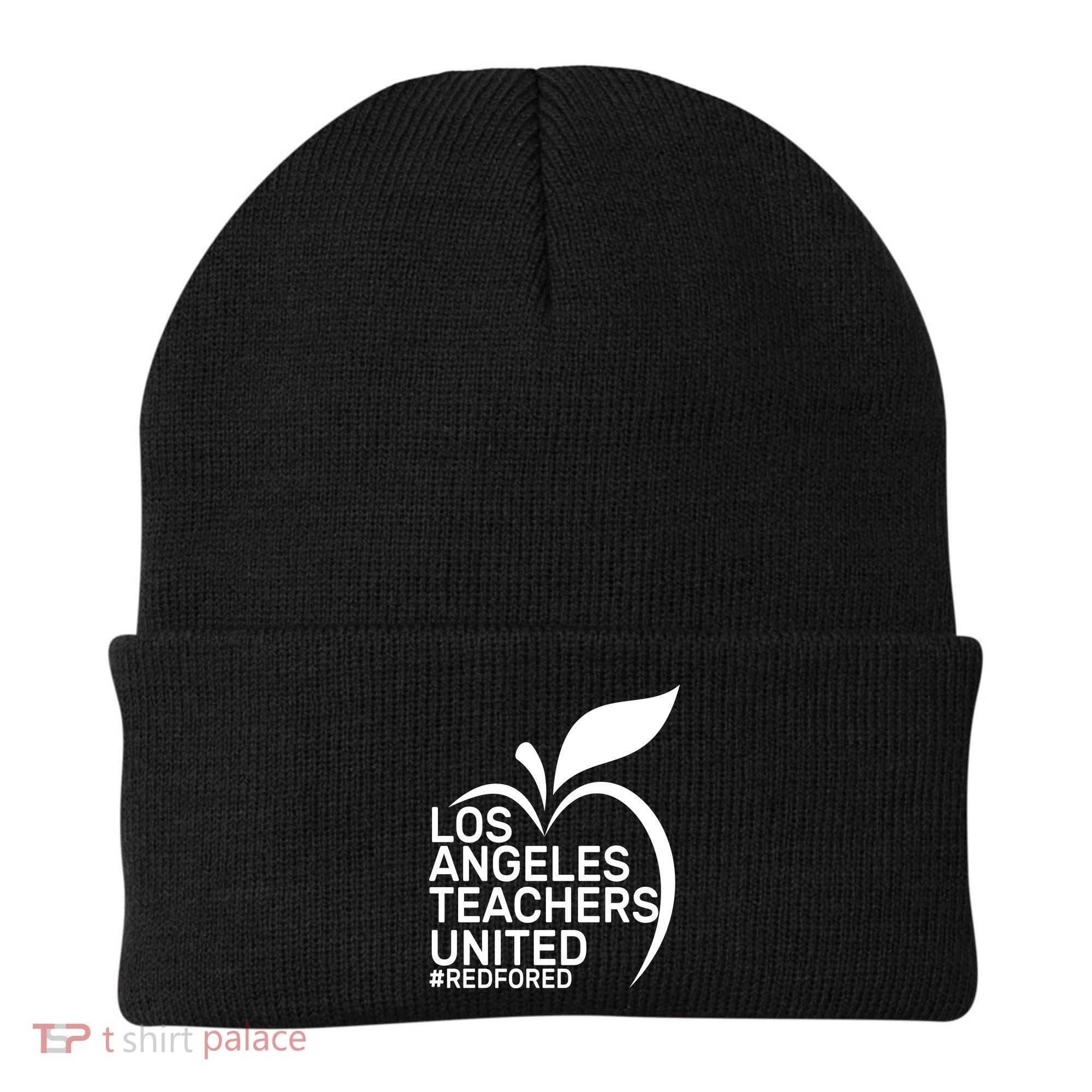 Los Angeles Teachers United Red For Ed Beanie