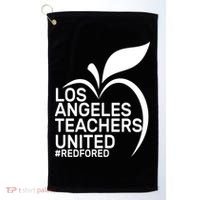 Los Angeles Teachers United Red For Ed Golf Towel thumb 0