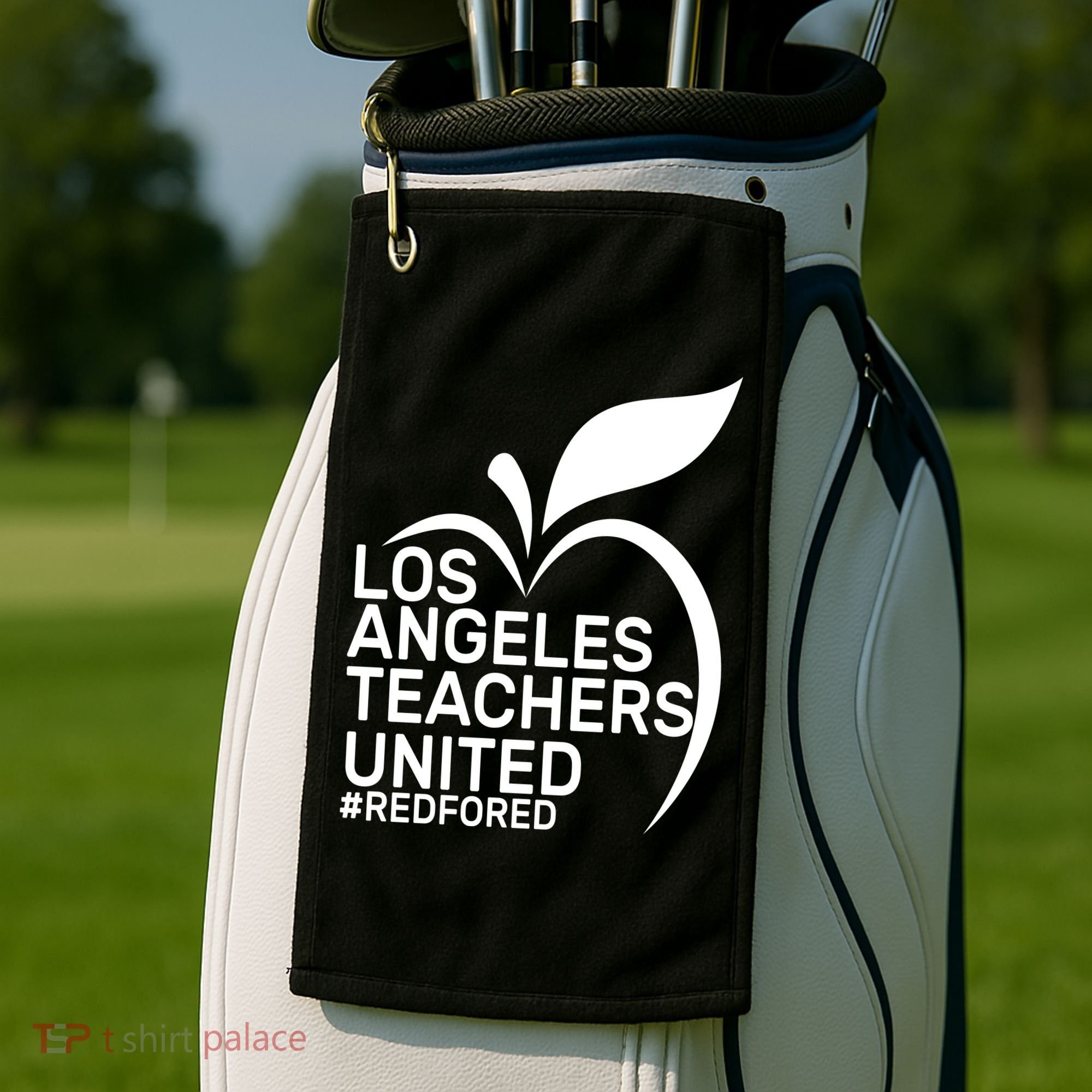 Los Angeles Teachers United Red For Ed Golf Towel