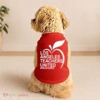 Los Angeles Teachers United Red For Ed Doggie Tank thumb 2