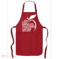 Los Angeles Teachers United Red For Ed Apron thumb 0