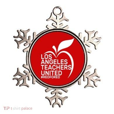 Los Angeles Teachers United Red For Ed Ornament