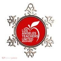 Los Angeles Teachers United Red For Ed Ornament thumb 0